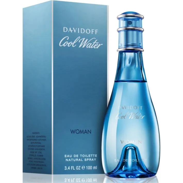 10. Davidoff Eau de Toilette Cool Water femme 100ML