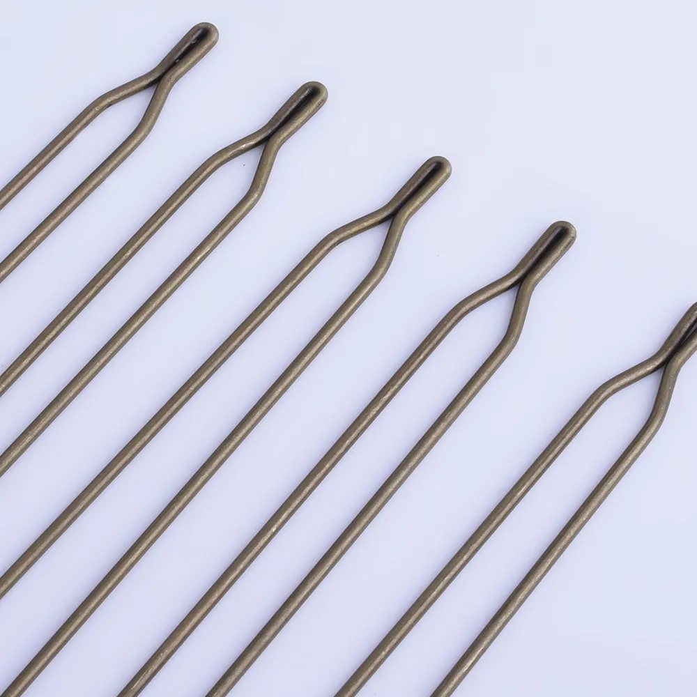 125mm Brass Y Hairpin Hair Fork Prom Hair Pins Hair Pin Stick Head Pattern Wedding Hair Accessories antique bronze 10pcs