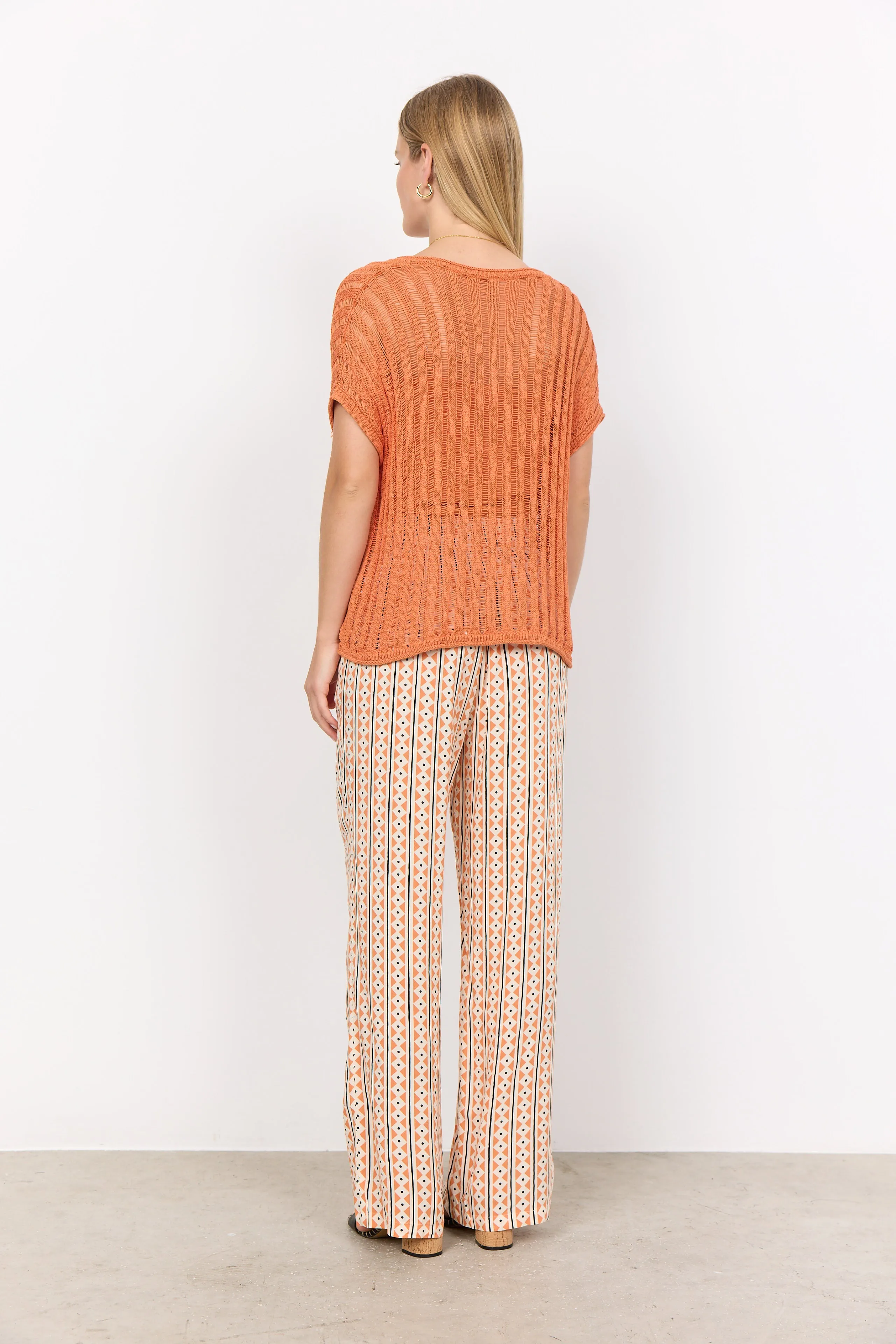 33508- Orange Eman Knit - Soya Concept