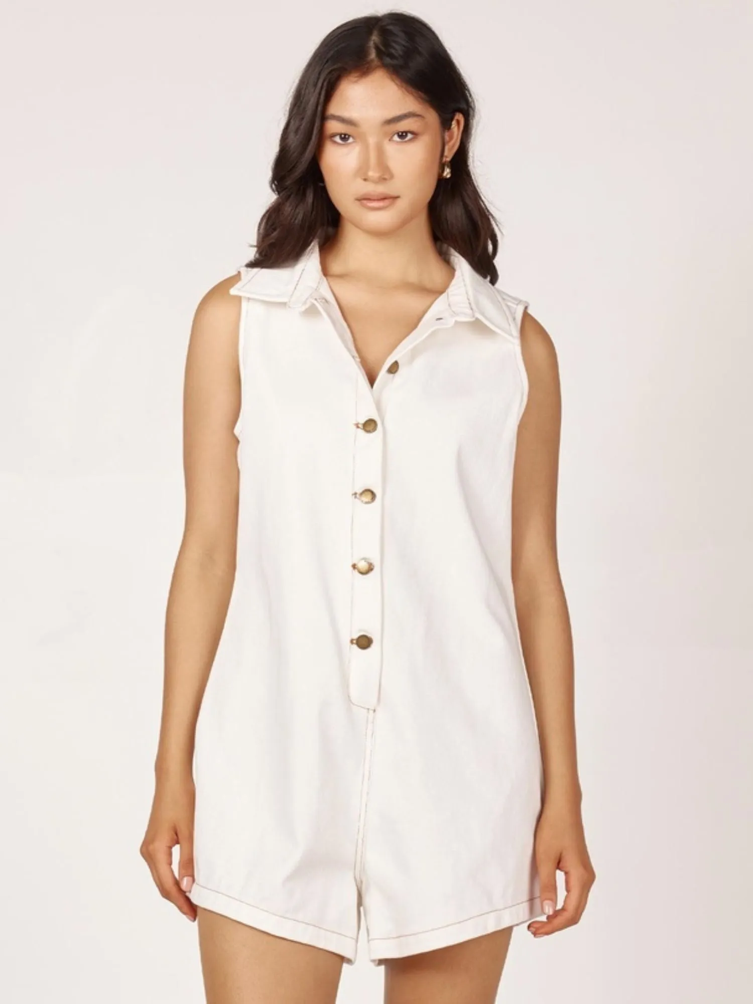 Aria Playsuit | Ivory