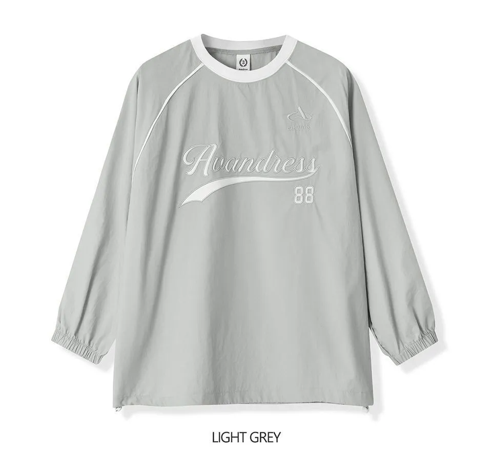 AVANDRESS  |Unisex Street Style Long Sleeves Plain Oversized Logo