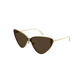 Balenciaga Sunglass Woman Gold Brown BB0191S-002