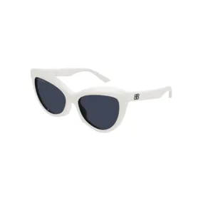 Balenciaga Sunglass Woman Ivory Blue BB0217S-004