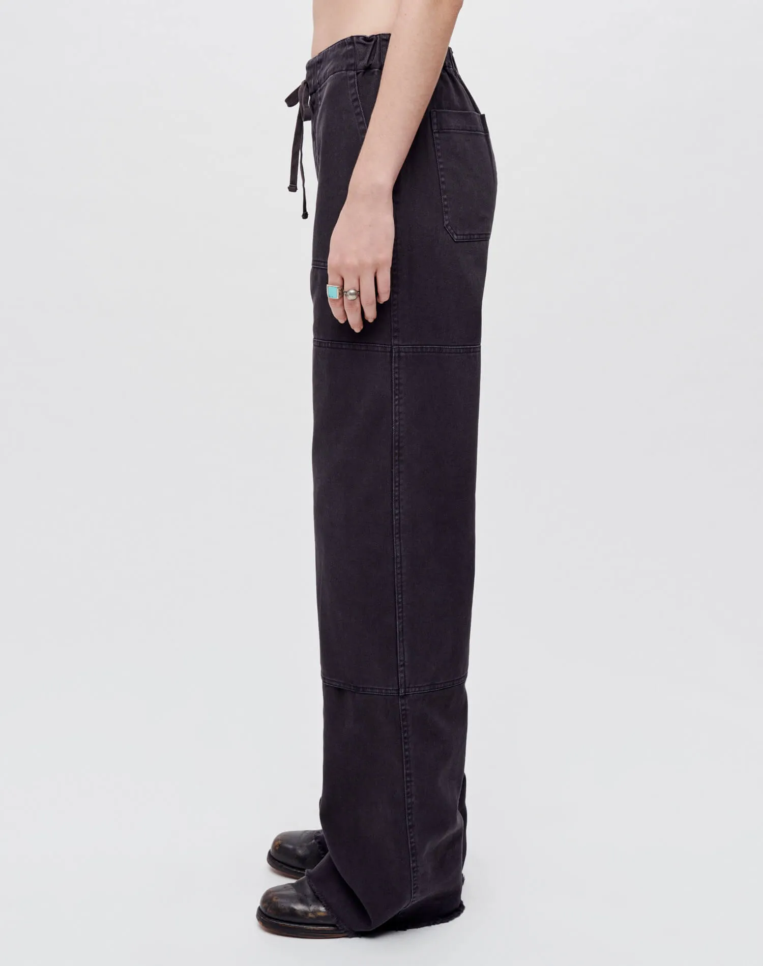 Beach Pant - Washed Black