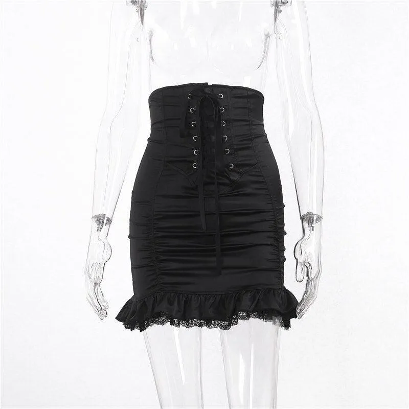 Bodycon Gothic High Waist Pencil Bandage Skirt