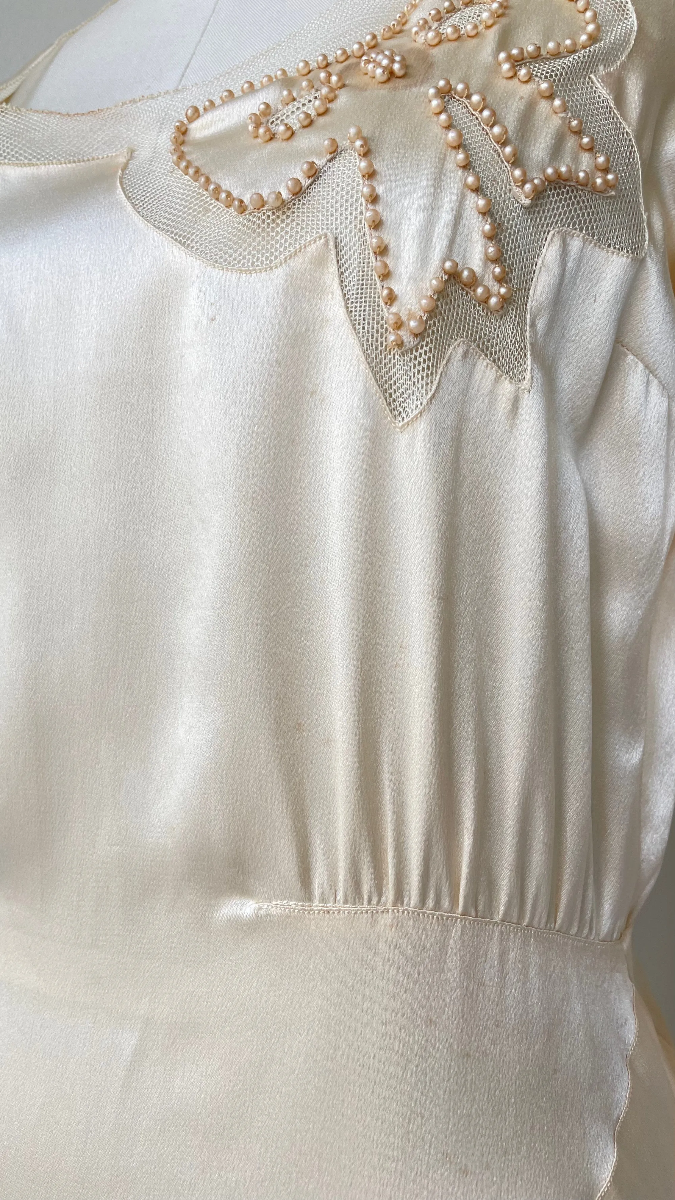 Cadeau Silk Wedding Dress | 1930s