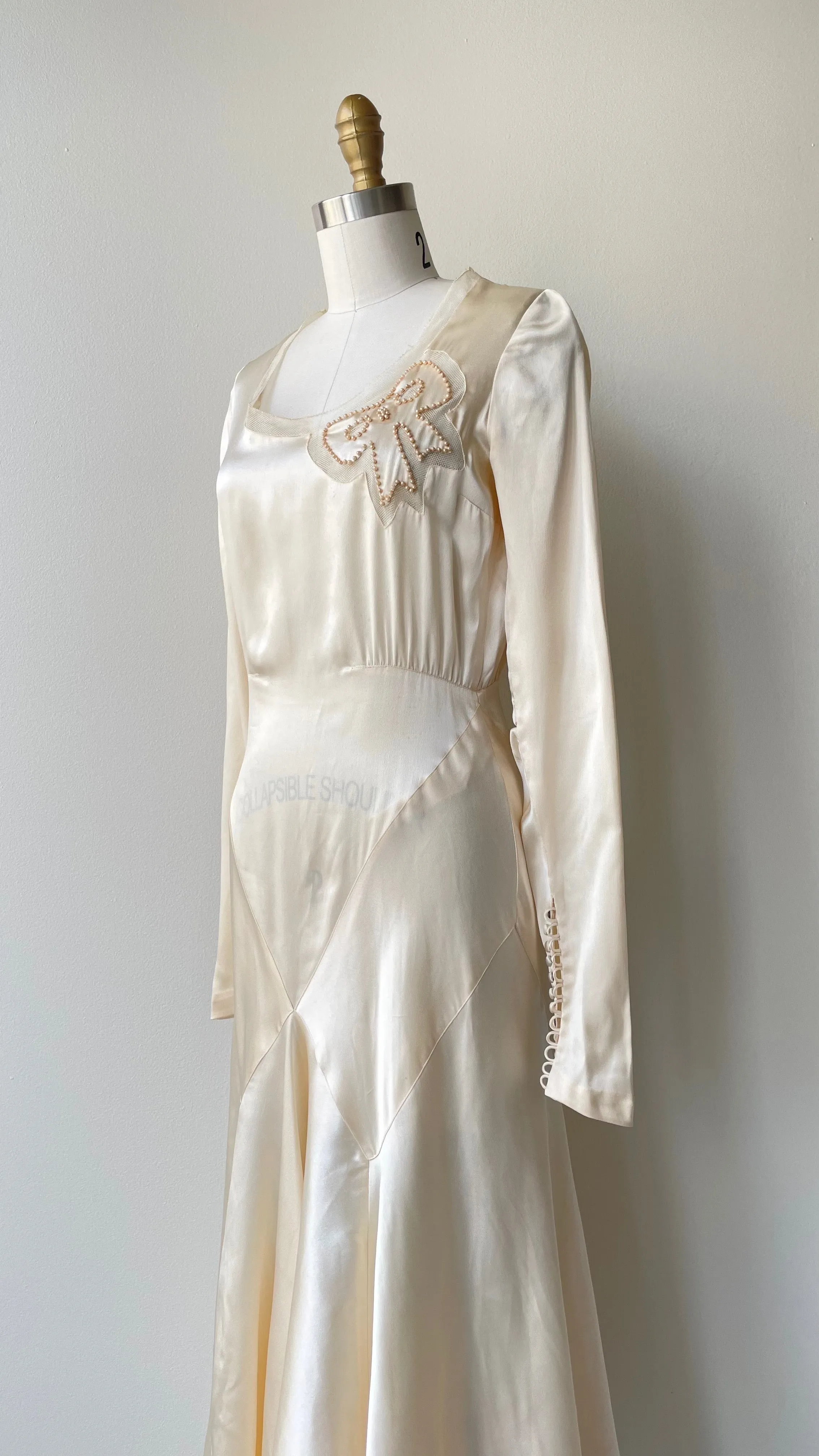 Cadeau Silk Wedding Dress | 1930s