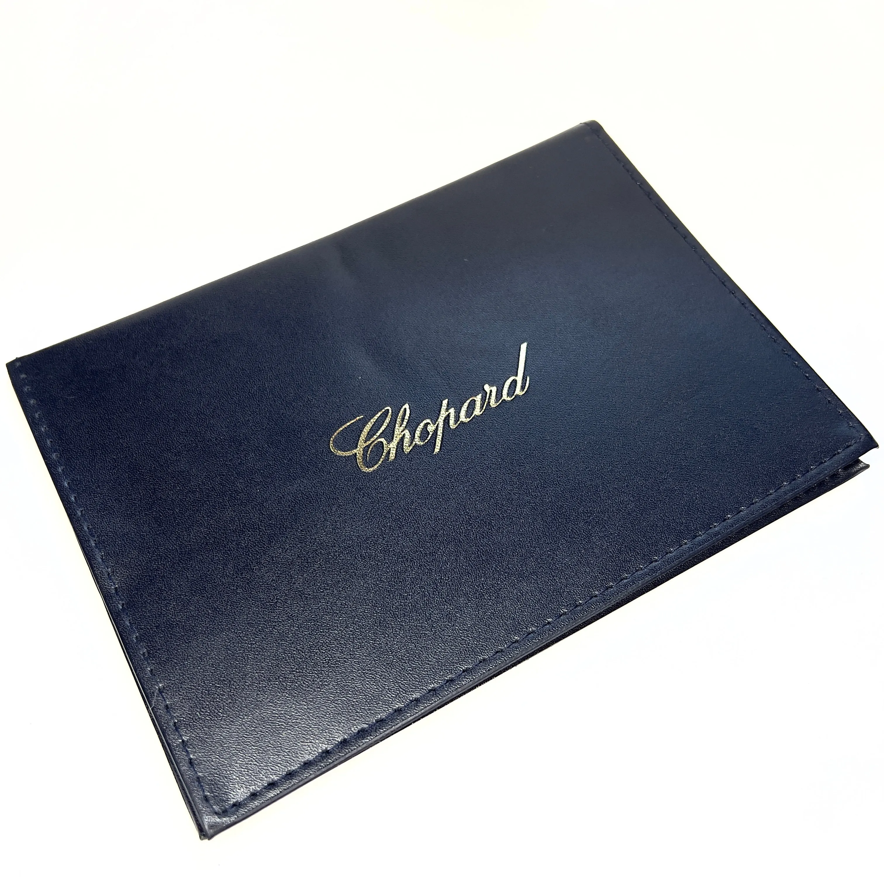 CHOPARD Blue Faux Leather Documents Folder 6.75x5 inches + Certificate