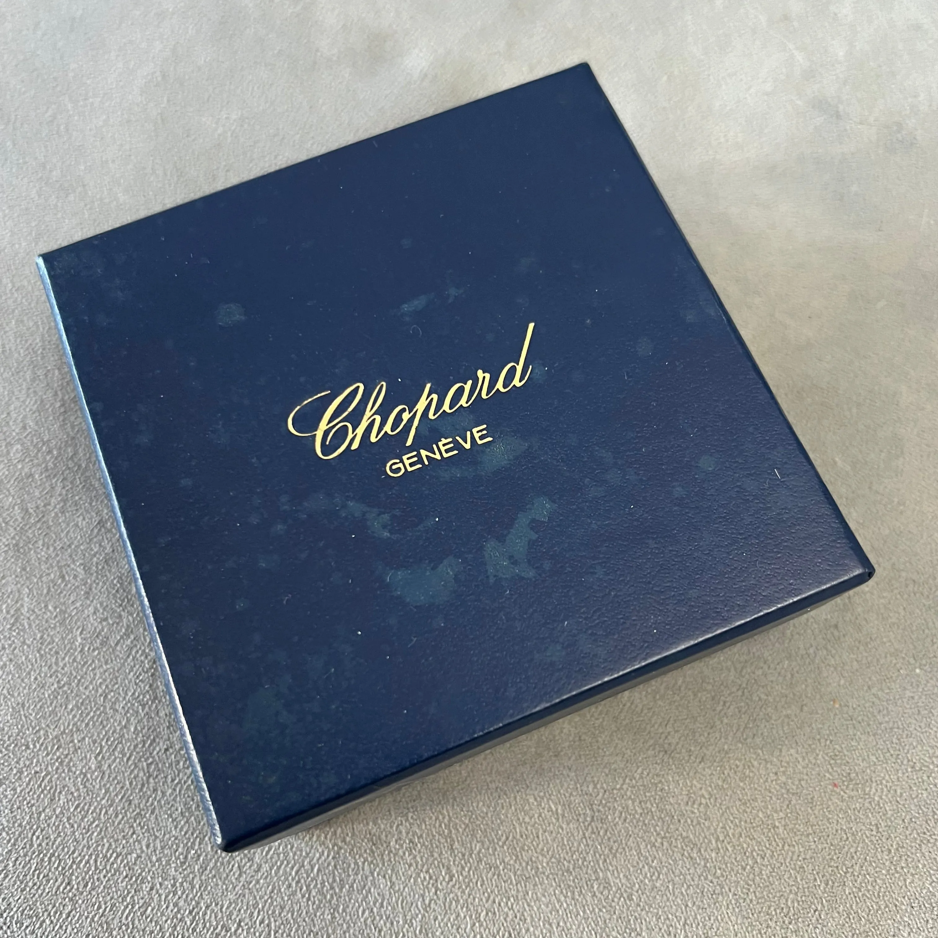 CHOPARD Jewerly Box + Outer Box 3.75x3.75x1.40 inches