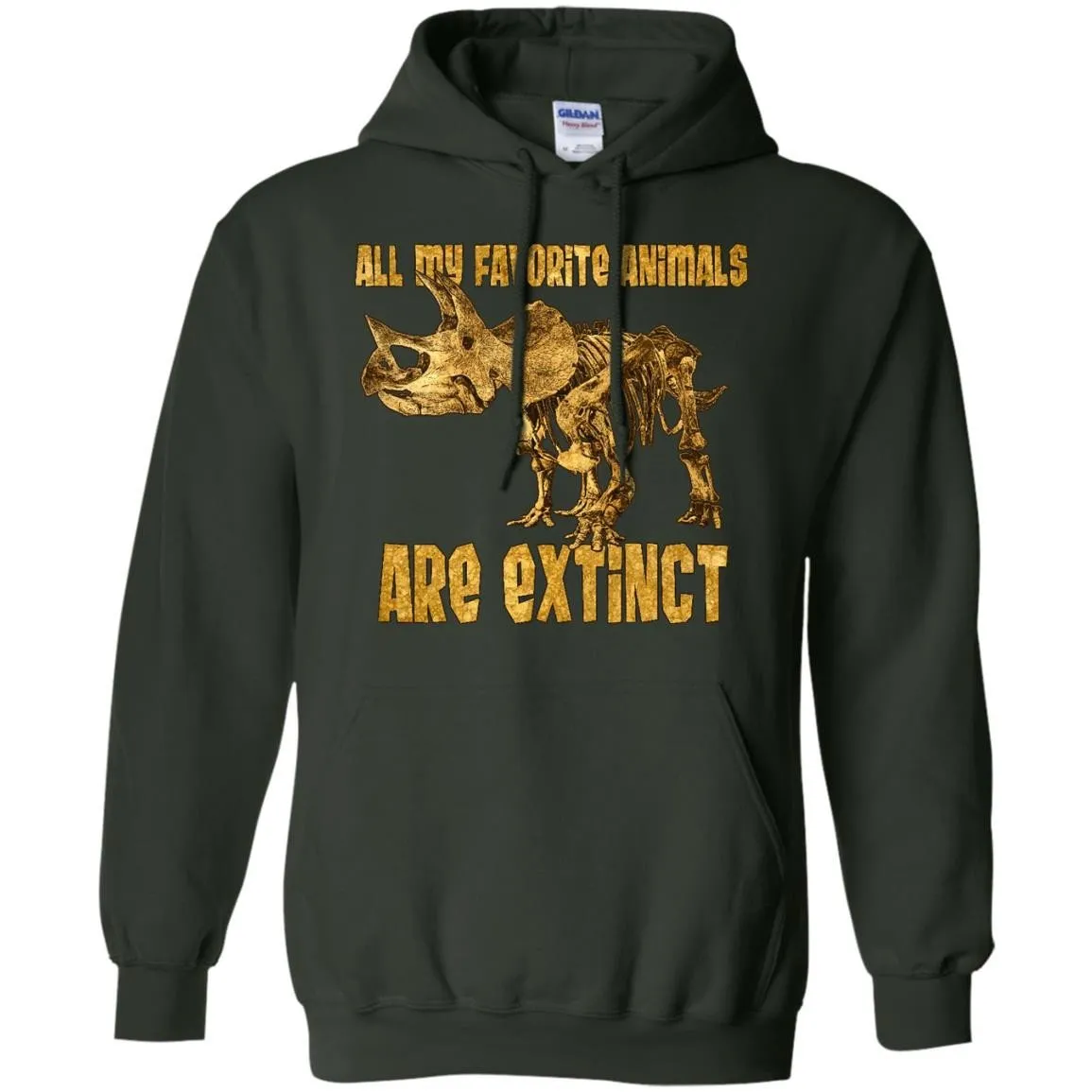 DINOSAUR - All My Fav Animals Are Extinct  Triceratops T Shirt & Hoodie