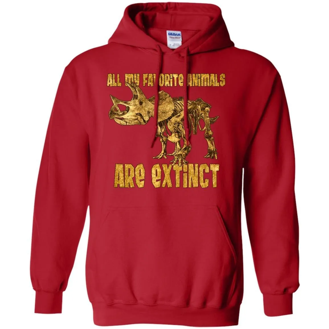 DINOSAUR - All My Fav Animals Are Extinct  Triceratops T Shirt & Hoodie