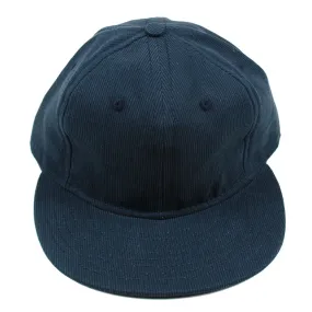 Ebbets - Basic Adjustable Cap - Dark Navy Bedford Cord Cotton