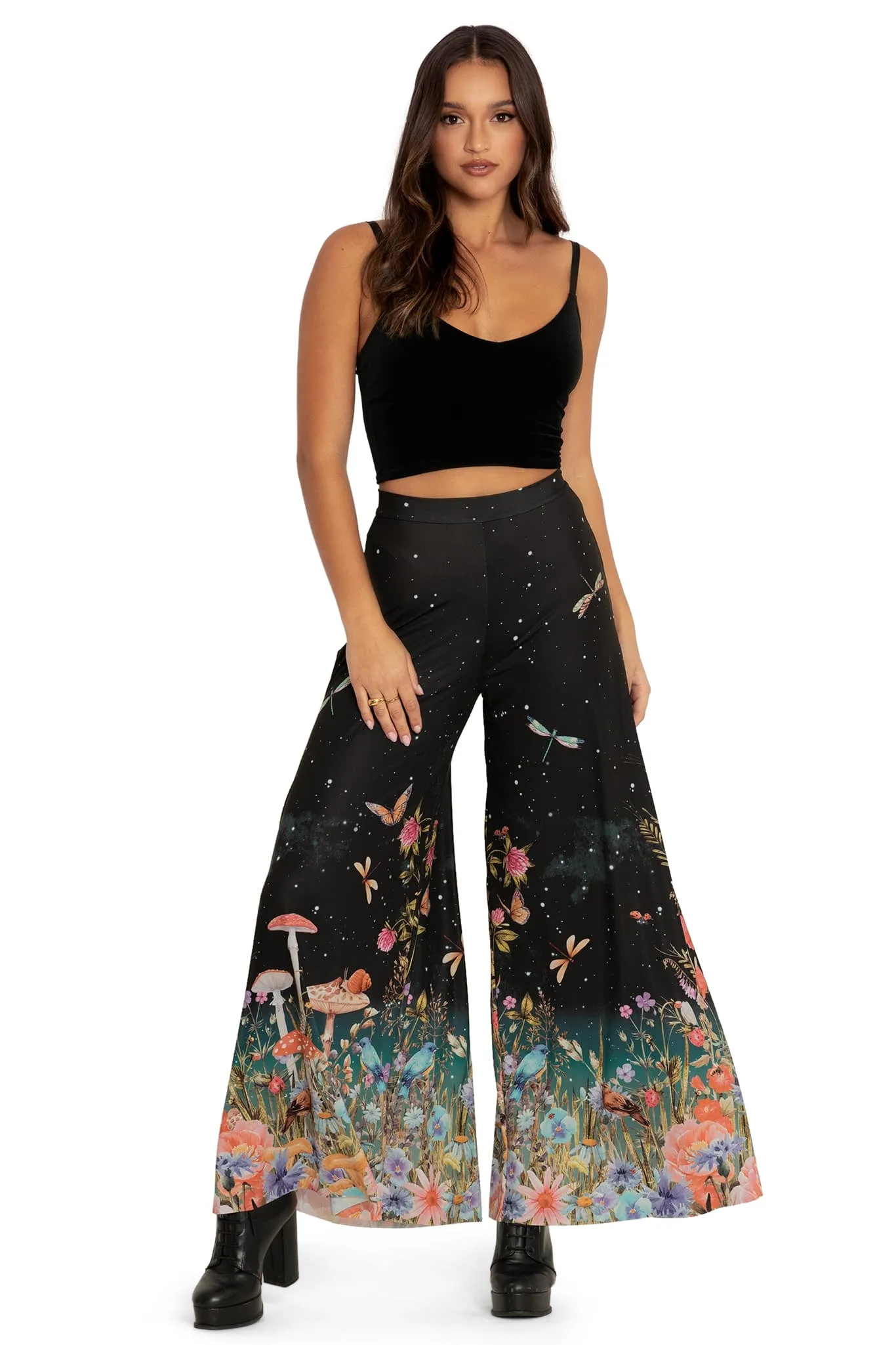 Fairytale Floral Palazzo Pants