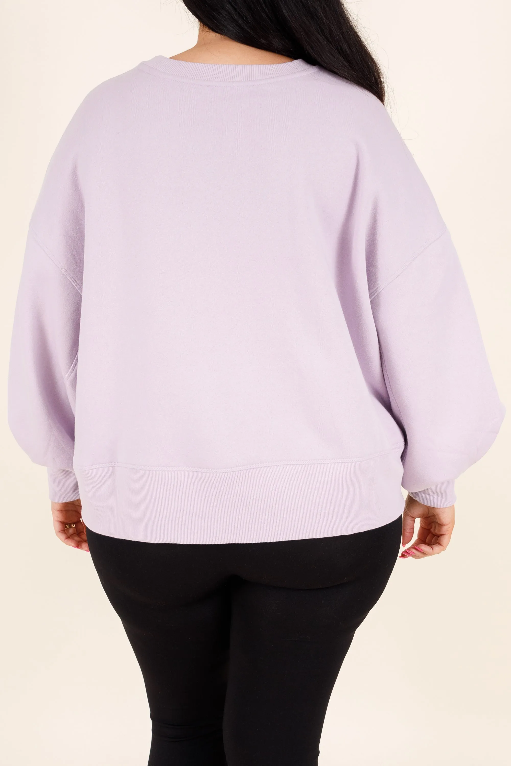 Feeling Free Pullover, Dusty Lavender