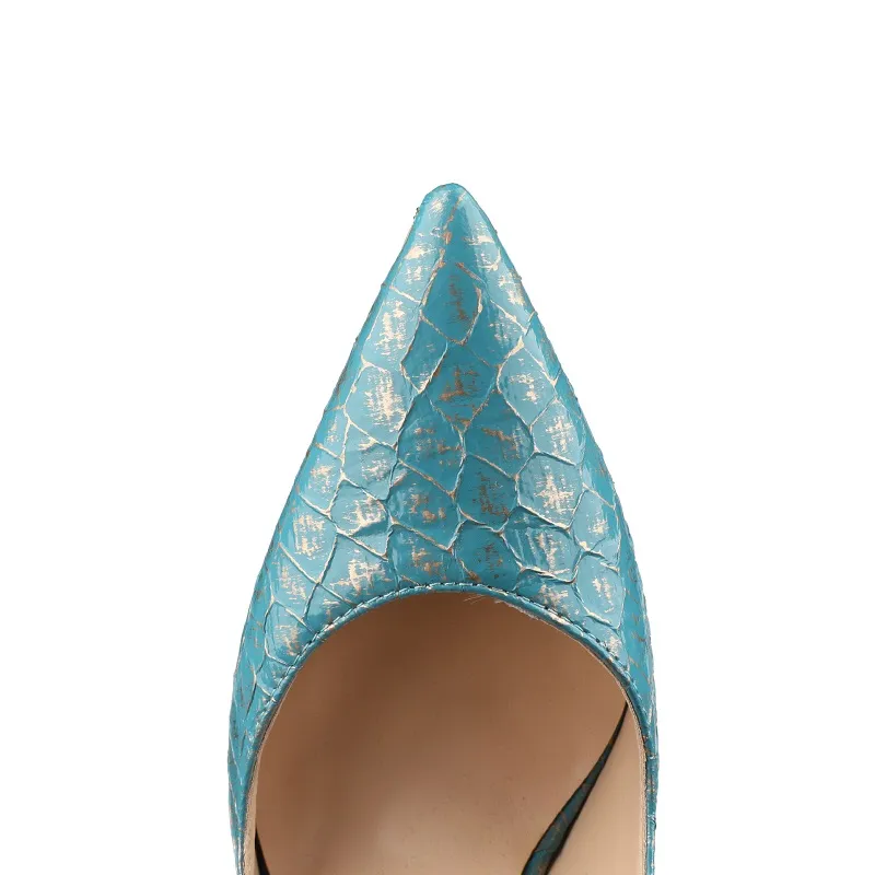 Fish Scales Stiletto Heels 