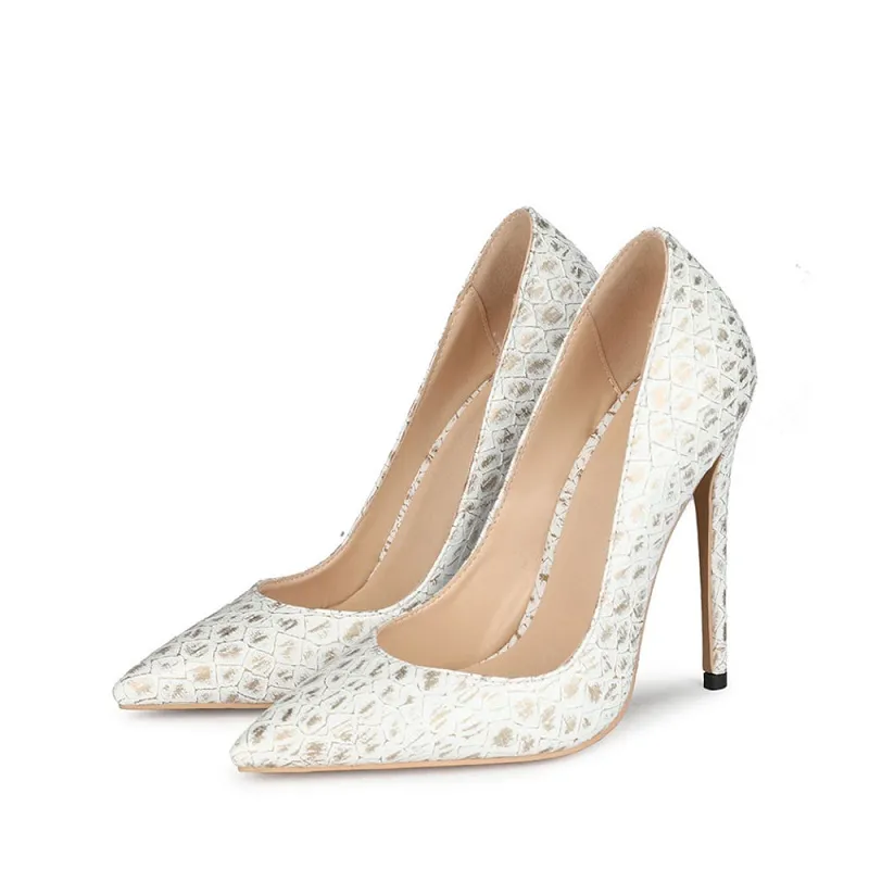 Fish Scales Stiletto Heels 