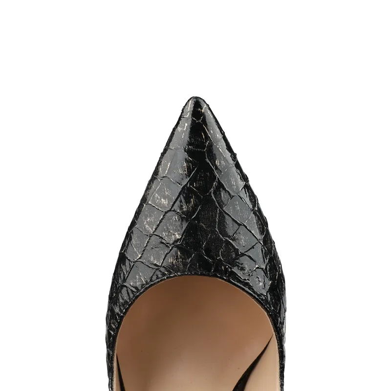 Fish Scales Stiletto Heels 