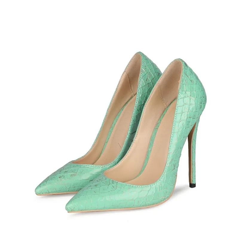 Fish Scales Stiletto Heels 