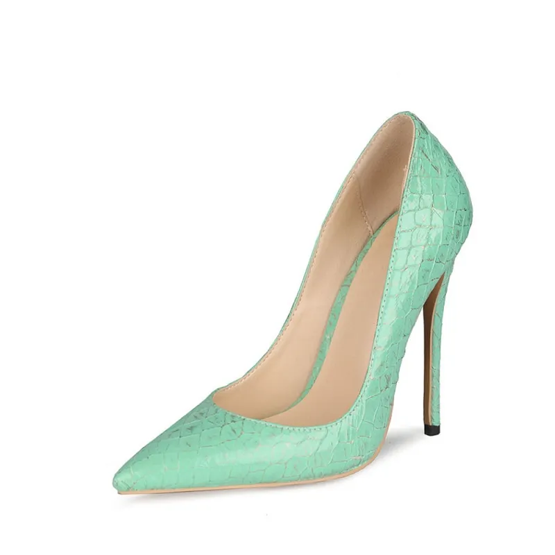 Fish Scales Stiletto Heels 