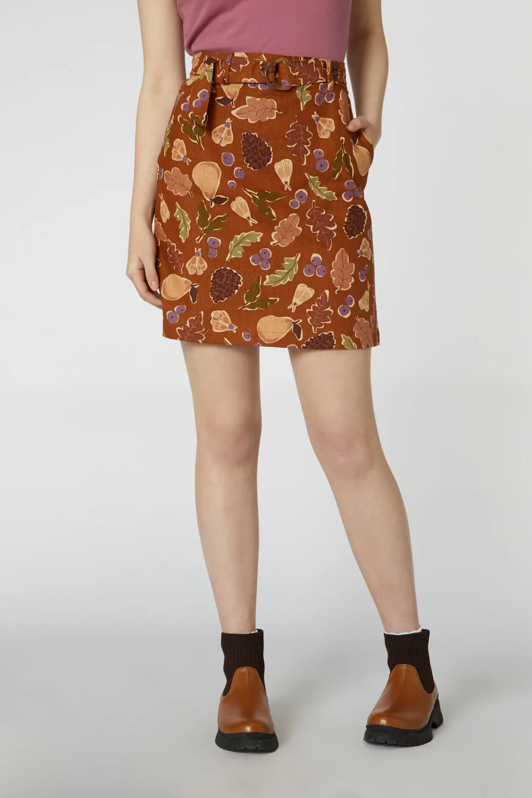 Forest Print Skirt