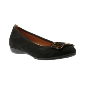 Gabor Women's 54.164.37 Buckle Ballet Flat - Black