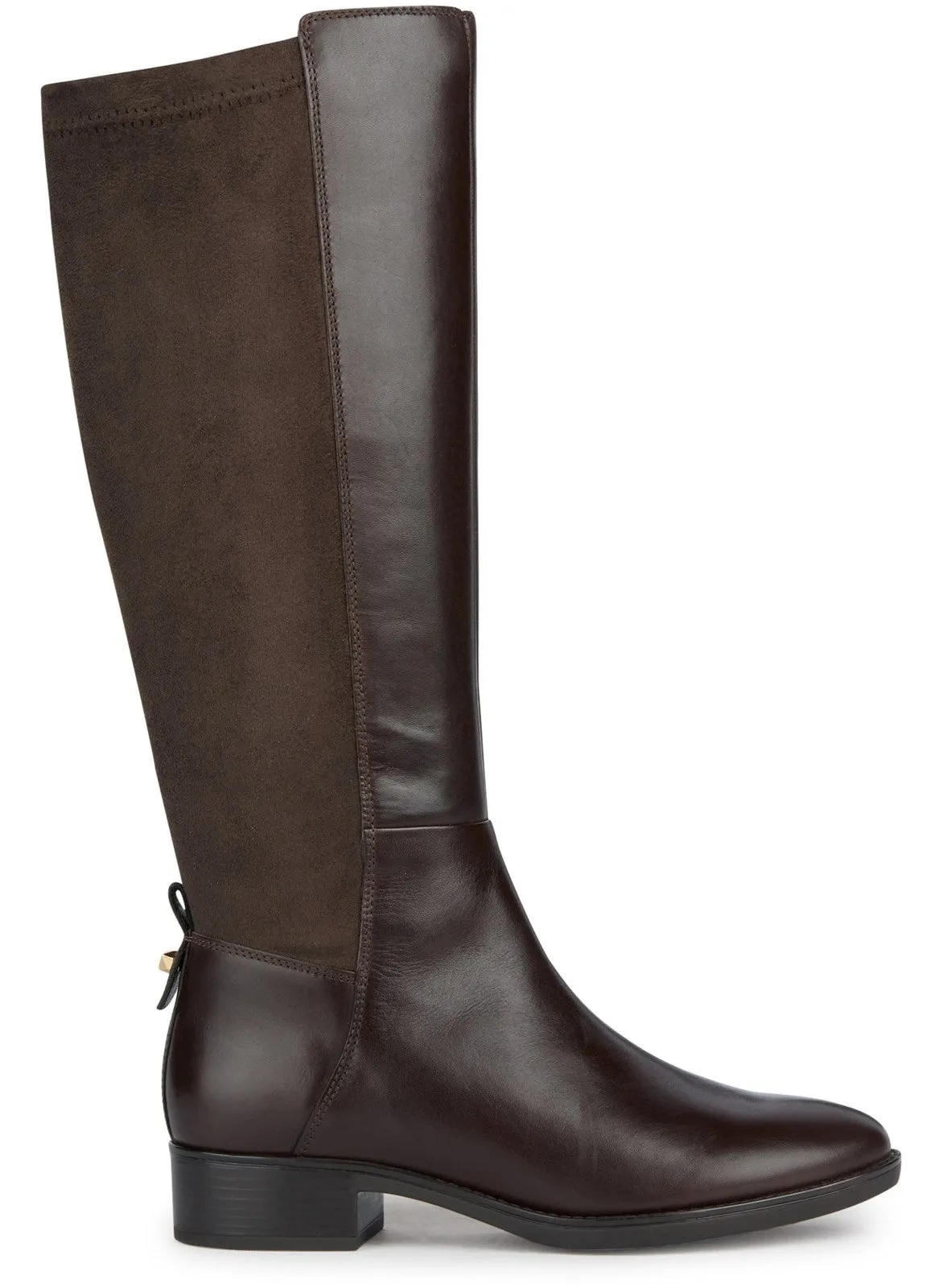 Geox D Felicity D Womens Leather Knee High Boot