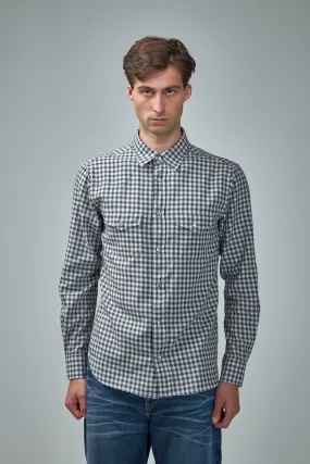 Gingham Degrade Western Shirt