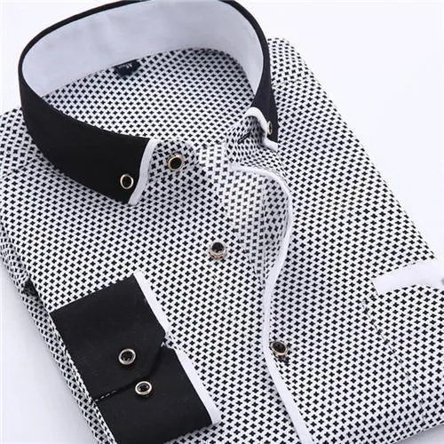 High Quality Men's Shirts Long Sleeves Plus Size Shirts