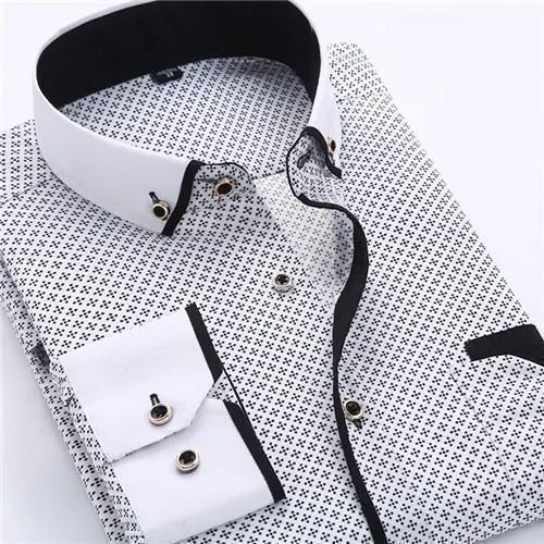 High Quality Men's Shirts Long Sleeves Plus Size Shirts