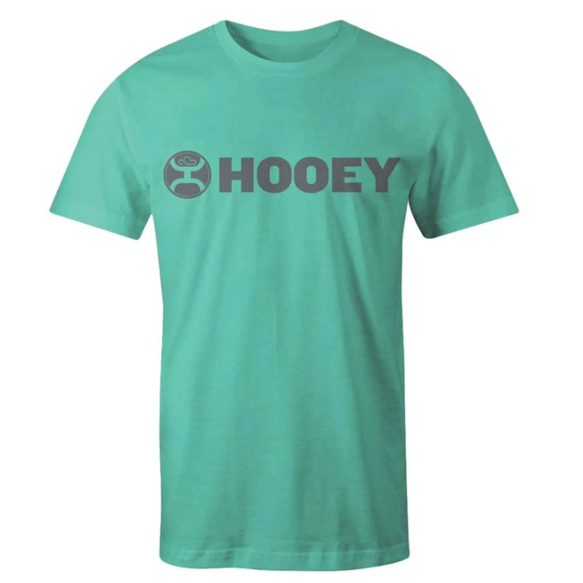 Hooey Men's Teal Lock-Up Logo Tee