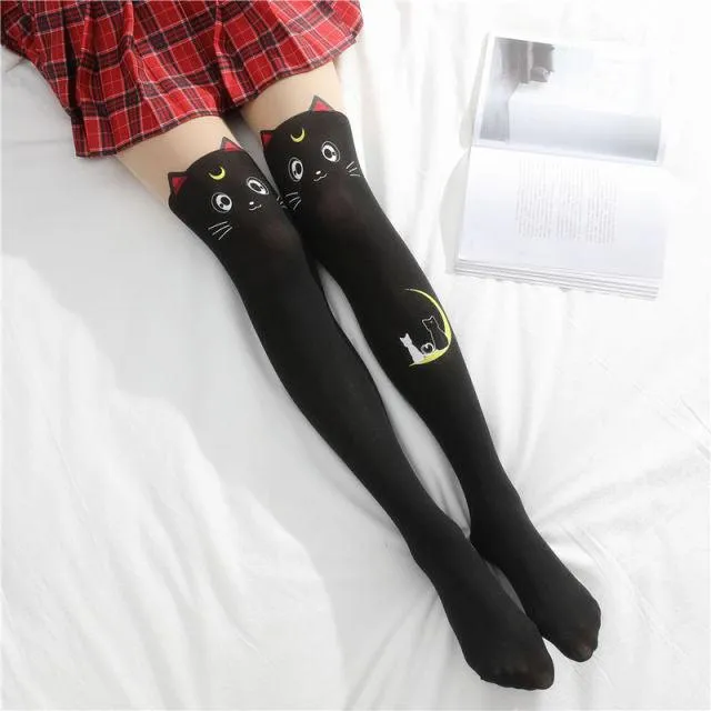 Hot Girl Bone Bow Socks Streetwear