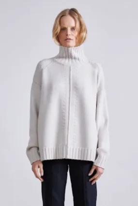 Ida Turtleneck Sweater - cream