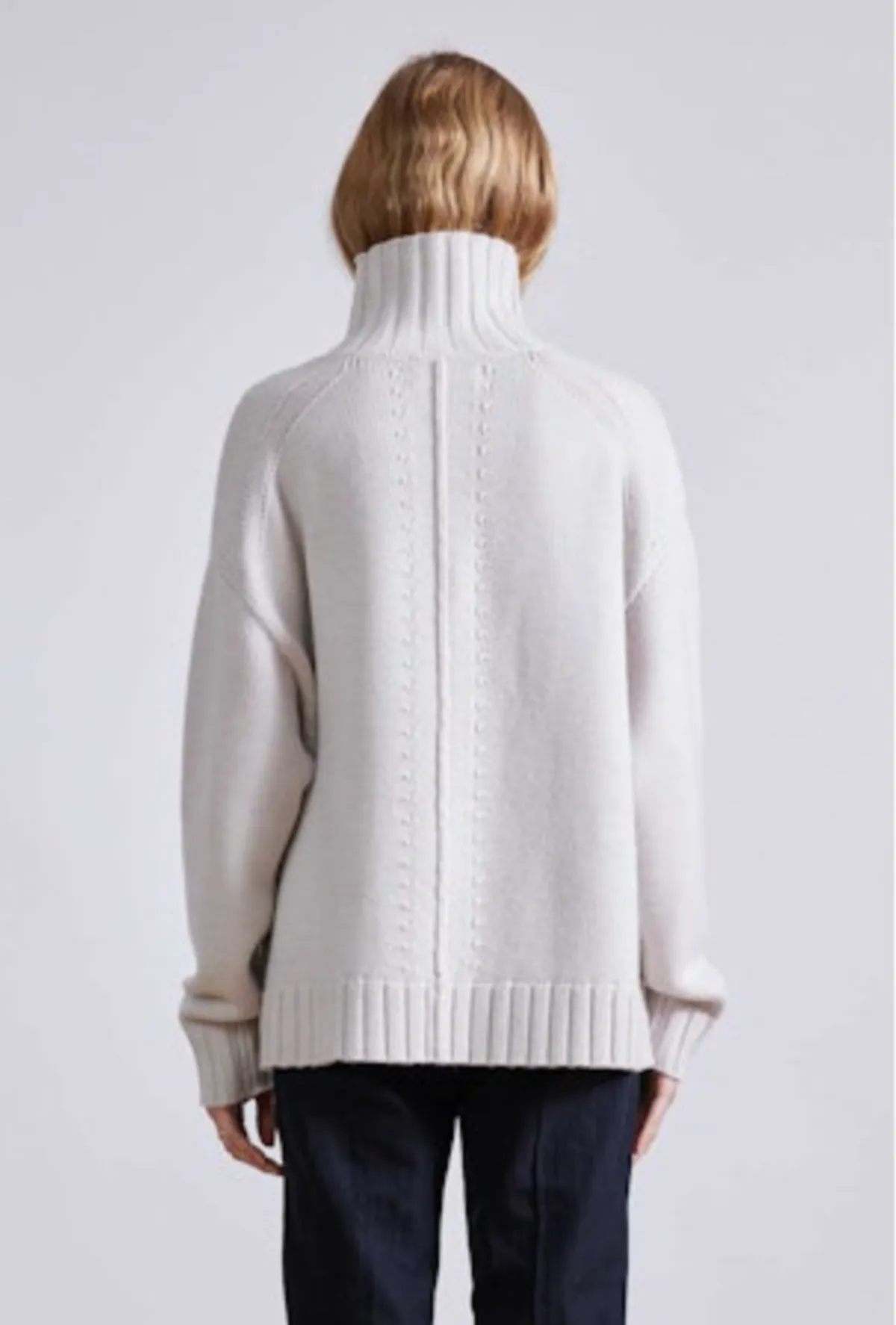 Ida Turtleneck Sweater - cream