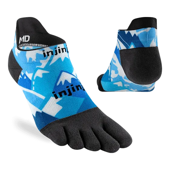 Injinji Artist Designed Men's No-Show Toesocks