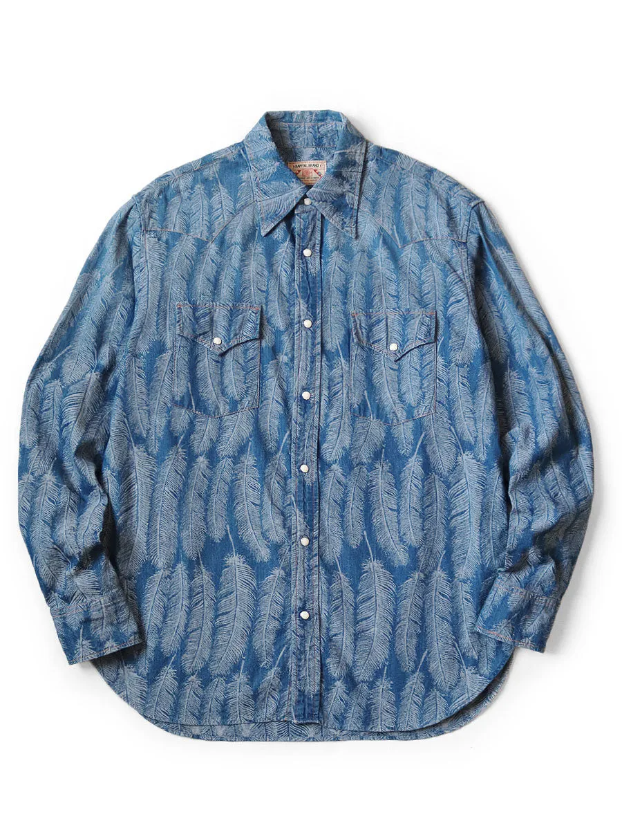 Kapital 5oz Magpie Denim Husky Western Shirt (long sleeve)