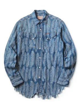 Kapital 5oz Magpie Denim Western Shirt (long sleeve)