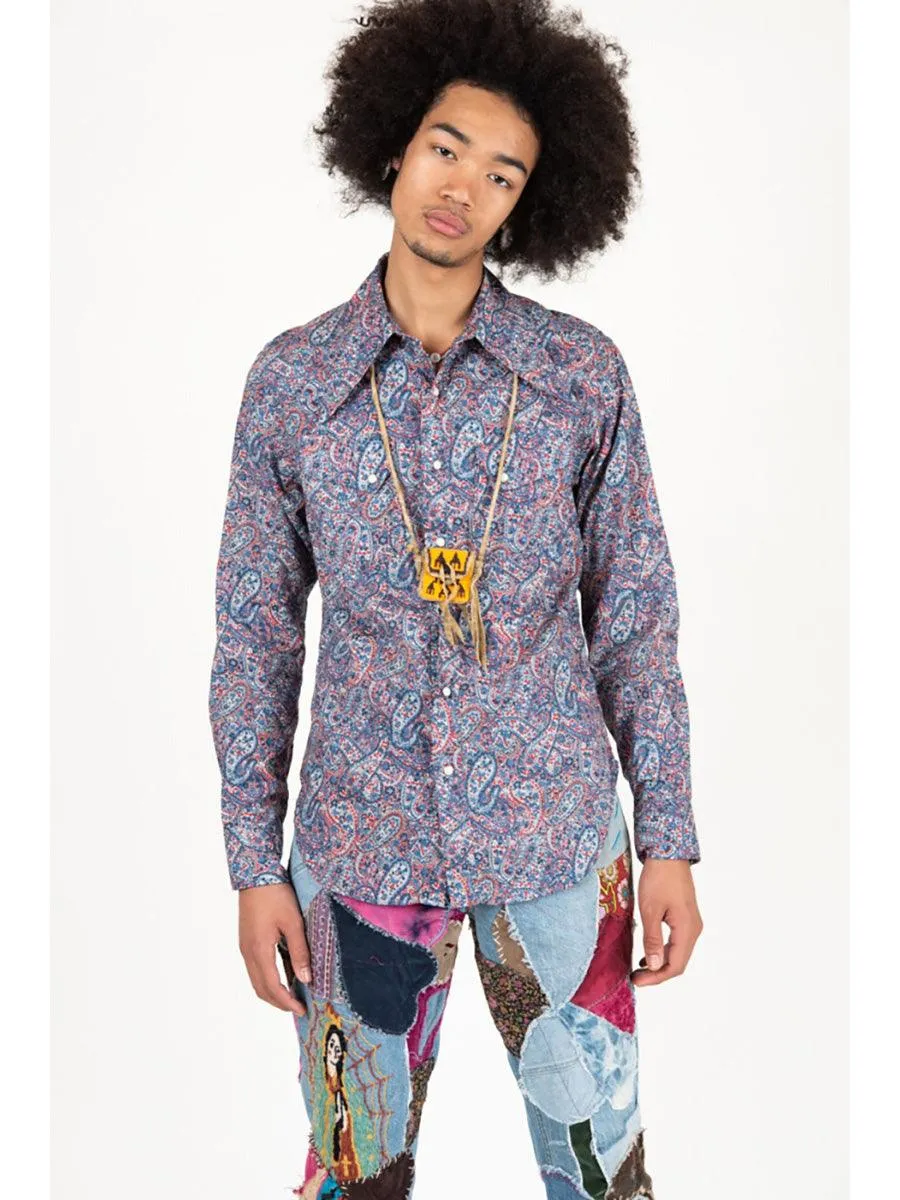 Kapital Lone Paisley Rangle Color Western Shirt K2204LS063