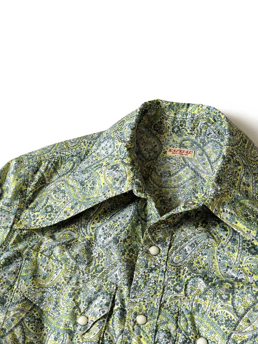 Kapital Lone Paisley Rangle Color Western Shirt K2204LS063