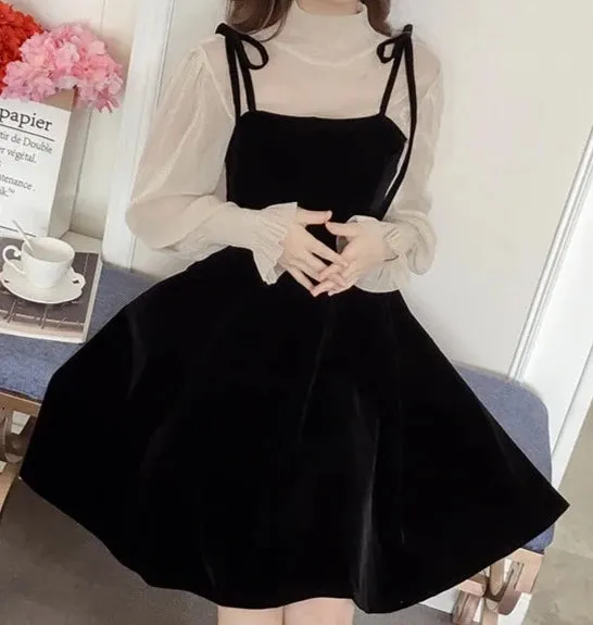 Karissa 2-Piece Dark Academia Dress Set