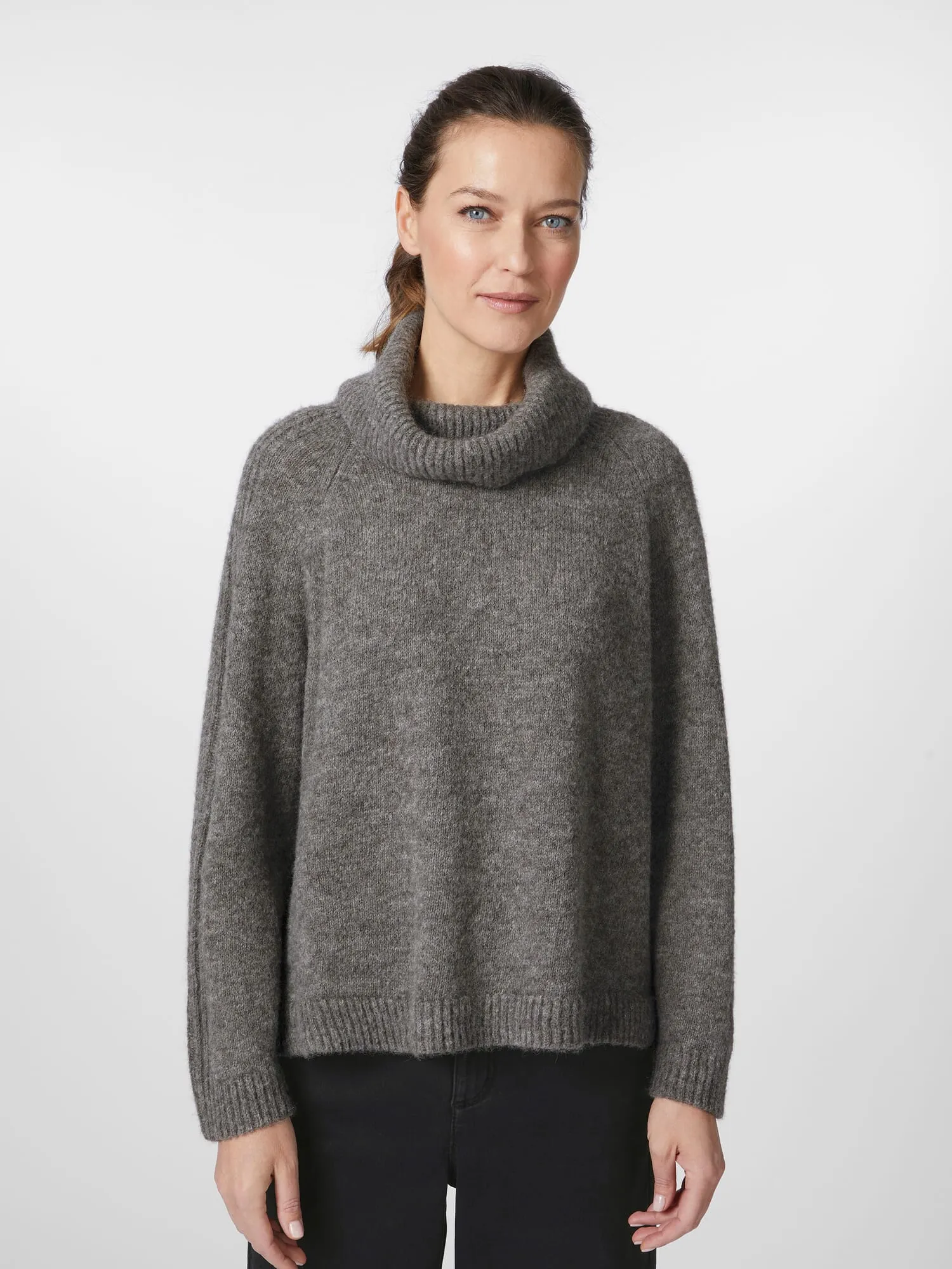 Ladies turtleneck sweater, Gray | Manufactum