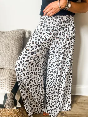 Leopard Palazzo Pants