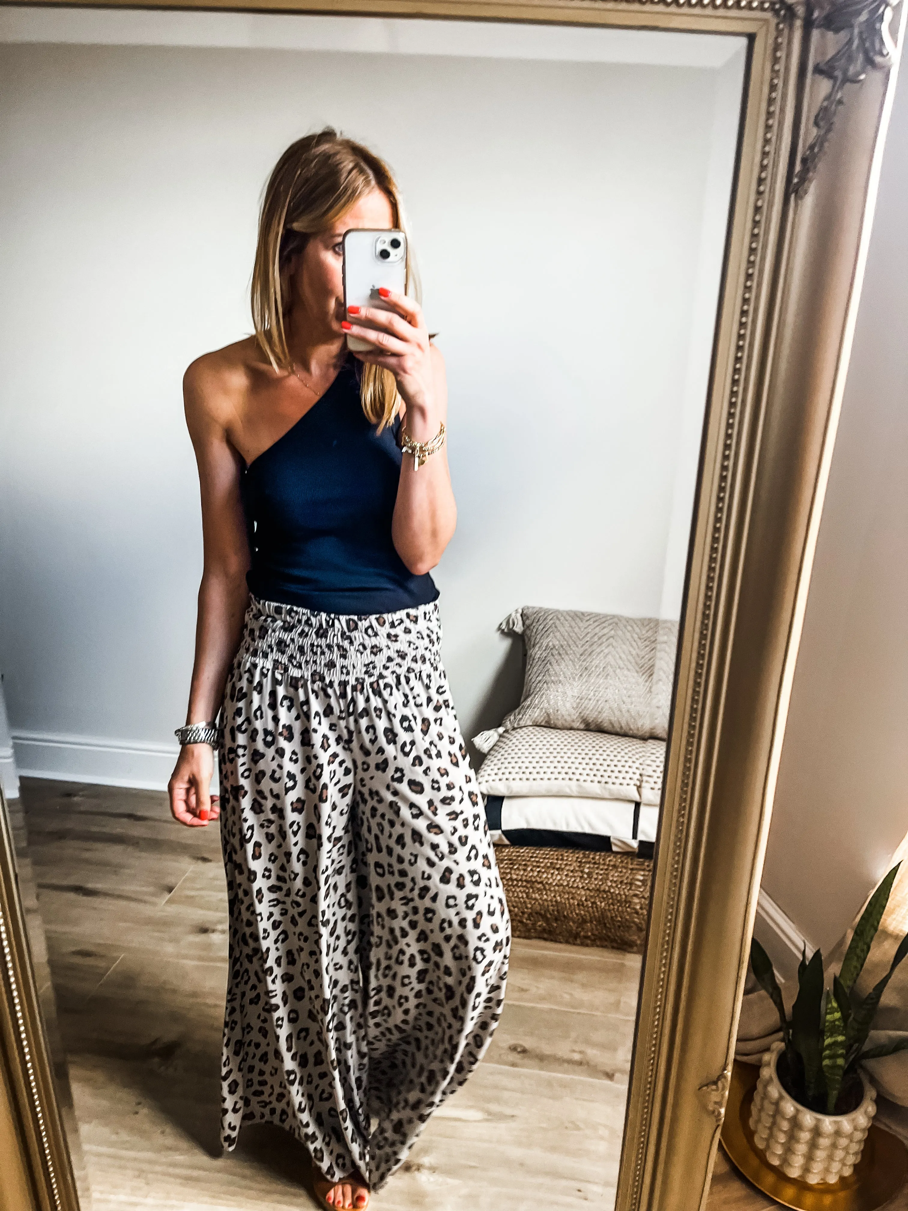 Leopard Palazzo Pants