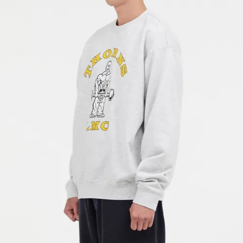 LMC  |Unisex Street Style Long Sleeves Logo Sweatshirts