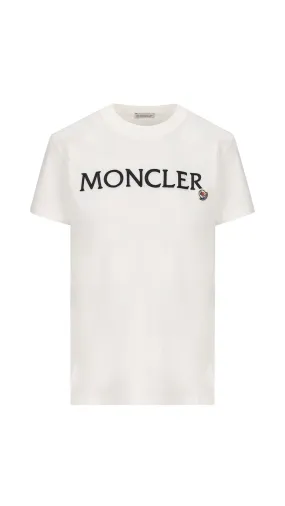 Logo Embroidered T-shirt - White