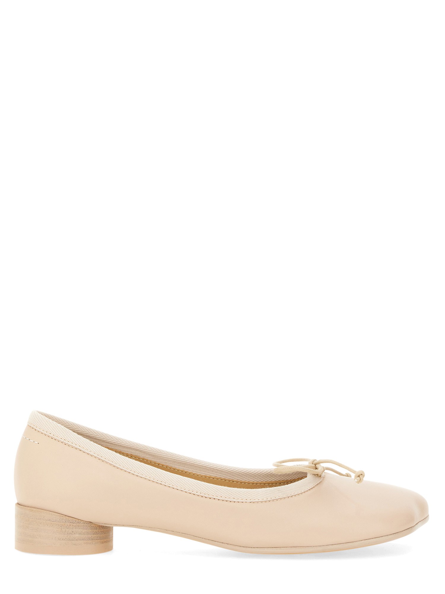 MM6 MAISON MARGIELA    CLASSIC ANATOMICAL LEATHER BALLET FLATS