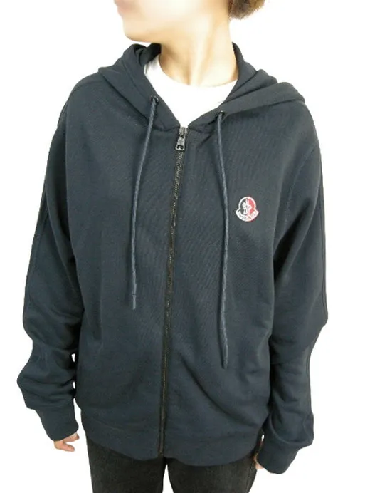 MONCLER  |Size S◆MONCLER GENIUS 1952 HOODIE ZIP Sweatshirts Navy Men's