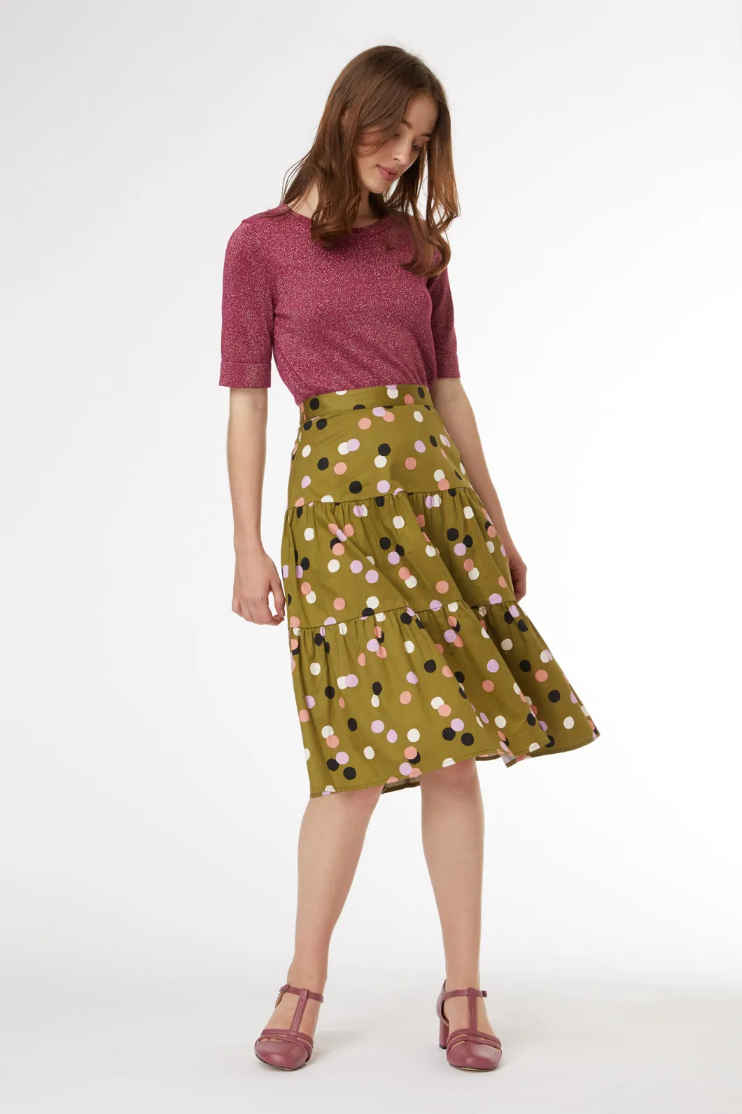 Nancy Spot Skirt