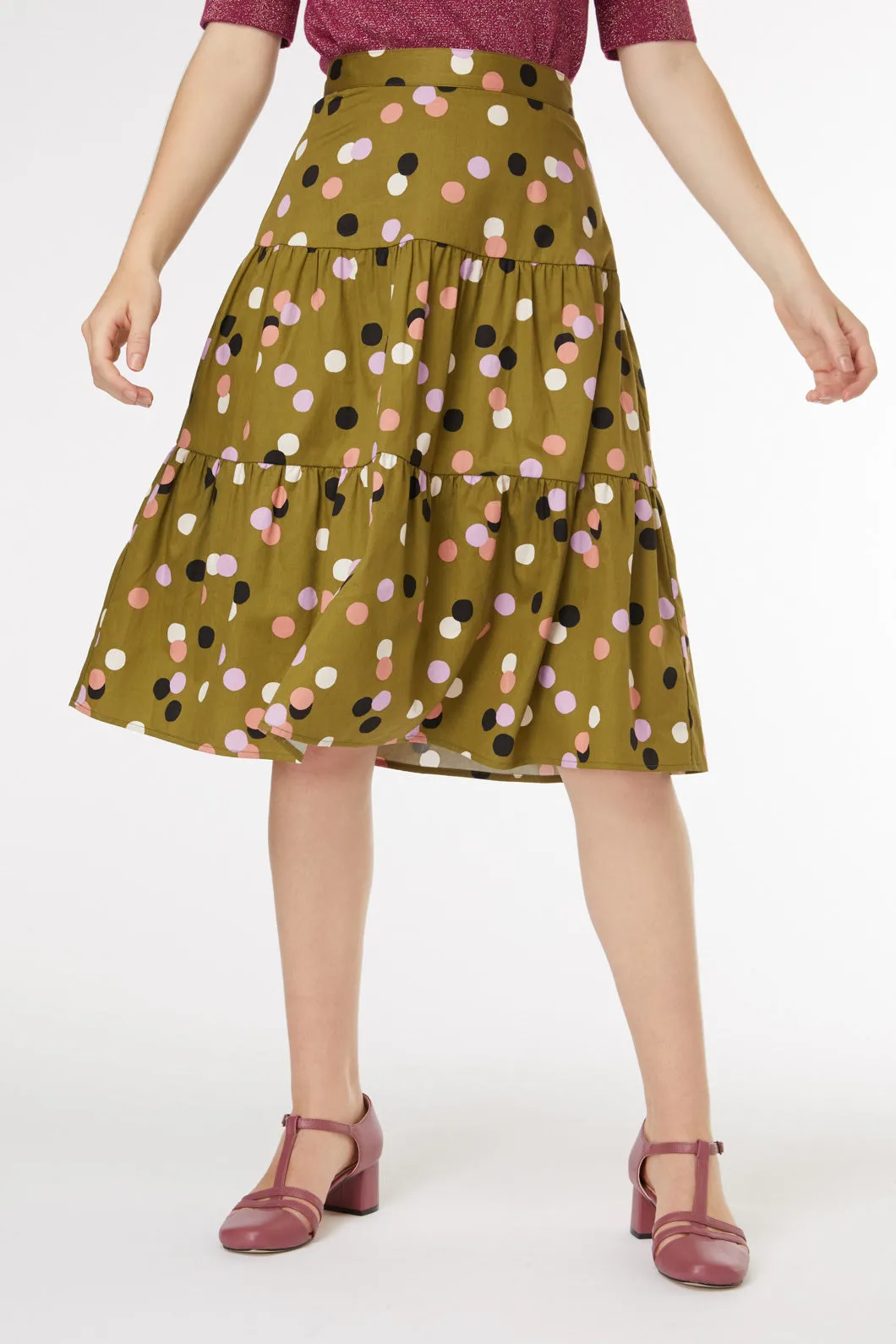 Nancy Spot Skirt