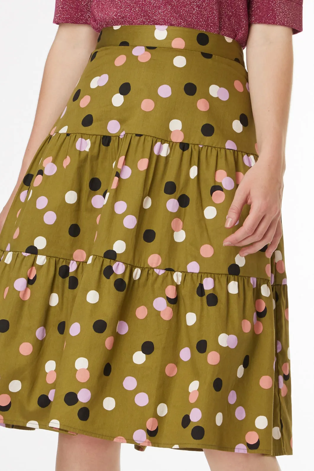 Nancy Spot Skirt