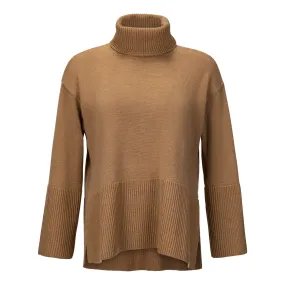 Neffa Wool Turtleneck Sweater - Camel